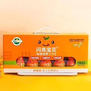 Fresh Orange Carrot Flavor Nutritional Fruit Vegetable Juice Beverage Ready to Eat 60ml