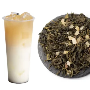 Fresh Peach Green Tea Bulk Natural Cold Tea Professional Raw Materials Are Suitable for Large Supply of Milk Tea Shops