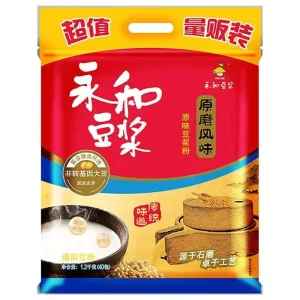 Fresh and Instant Soybean Milk Powder Sweet Taste Water Preserved Packaged in Box and Bag