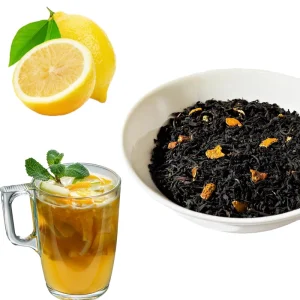 Fresh and Mellow Flavor Organic Lemon Black Tea Drink Pure Natural Sweet Health Tea Steamed Bulk Box