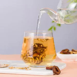 Fried Sanxian Fried Hawthorn Slices Dried Goods Germinated Barley Malt Tea Health Flower Tea Bag Style Anhui 12