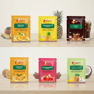 Fruit Flavor Instant Drink Powder Strawberry Juice Powder Pineapple Banana Grapes Orange Boxes Bags Bulk
