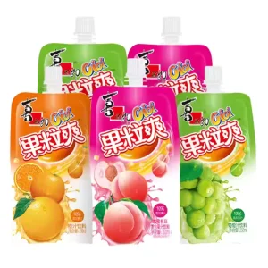 Fruit Jelly with Peach Juice Drink Jelly Pudding 350ml Suckable Jelly Shirilang Cici Fruit Grain Refresh
