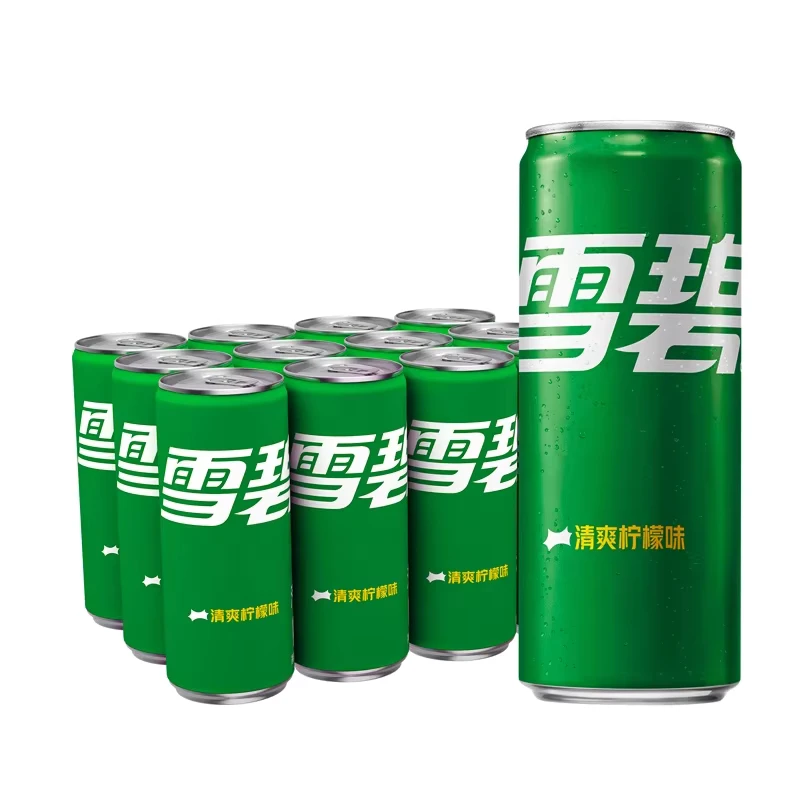 Fruity Low Fat Carbonated Lemon Soda 330ml