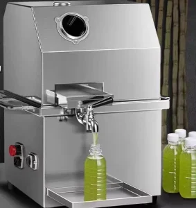 Fully Automatic Commercial Desktop Sugar Cane Juicer Fruit Vegetable Juicer Machine for Stall Use