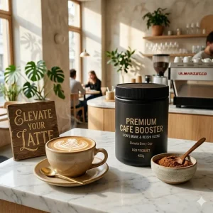 Functional Mushroom Powder Booster OEM for Cafe Coffee and Latte Drinks