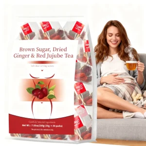 GULI Uterine Support Slimming Herbal Tea Womb Detox Wellness Ginger Goji Berry Flavor Top Grade 10g Tea Bags Hormone Balance