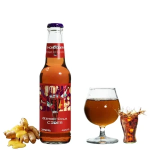 Ginger Coke Cider Premium Alcoholic Beverage Ginger and Cola Fusion 275ml Can