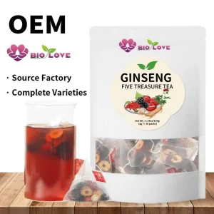 Ginseng Five Eight Treasures Men’s Herbal Tea Immune Boosting 30 Packs OEM Factory Direct Sales