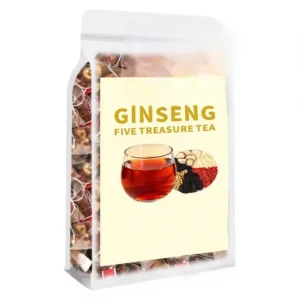 Ginseng Five Treasure Tea 150g 5g*30 Packets Dried Mulberry Wolfberry Tea Bags for Men