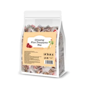 Ginseng Five Treasures Herbal Tea Men’s Health Vitality Support Energy Boost Blood Nourishing Kidney Support