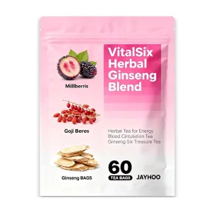 Ginseng Six Treasure Tea Organic Herbal Health Supplement Drink Support Men Wellness Factory Direct Supply Rich Flavor Hand Made