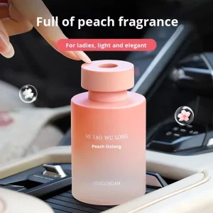 Glass Car Perfume with Long-lasting Fragrance Odor & Formaldehyde Removal Women’s Aromatherapy Decoration