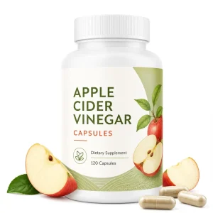 Gluten Free 15 Day Colon Cleanse Detox Apple Cider Vinegar Capsules for Weight Loss and Immunity Support