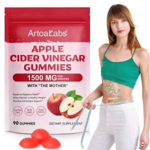Gluten Free Weight Loss Vitamin B6 B12 Folic Acid Vegan Keto Gummy Supplement Apple Cider Vinegar Gummies For Women