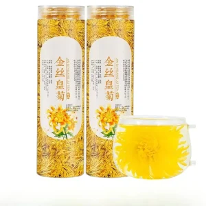 Golden Silk Royal Chrysanthemum Tea Huangshan Large Yellow Chrysanthemum Pot