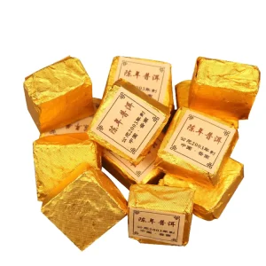Golden Square Pure Puer Fermented Loose Tea Health Slimming Compressed 500g Top Grade In Bulk Box Packaging In Bag