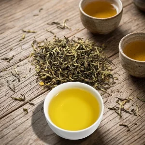 Good Taste Drink Baked Green Tea Available Tea Bags Support Customization High Quality Raw Loose Leaf Special Grade