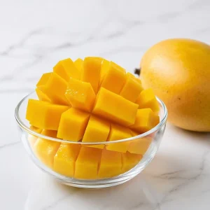 Grade A Halal IQF Frozen Mango Dices 100% Natural Fresh Cut Mango Chunks 10x10mm For Smoothies & Bakery