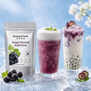 Grape Flavor Solid Beverage Powder Commercial Cold Brew Mix Summer Refreshment Juice Drink Factory Supplier Export