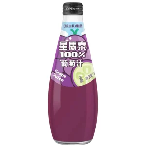 Grape Fruit Juice with Pulp Healthy Nutritional Beverages 280ml Pack of 15 Glass Bottle Factory Price