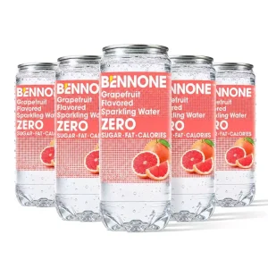 Grapefruit Sparkling Water Zero Sugar Guilt Free 330ml Canned Grapefruit Soda OEM Bulk