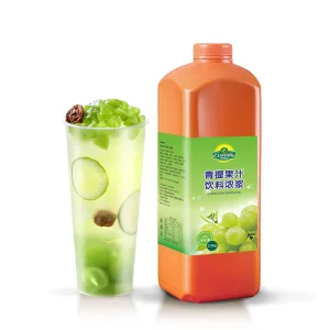 Green Grape Fruit Juice Drink Beverage Fruit Juice Syrup Concentrate for Bubble Tea Raw Materials