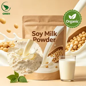 Green Natural Extracted Soybean Milk Powder Food Grade Nutritious Breakfast Drink