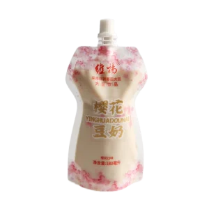 HACCP Certified Healthy Breakfast Milk Sakura Flavor Soymilk Soya Milk Mixed with Sakura