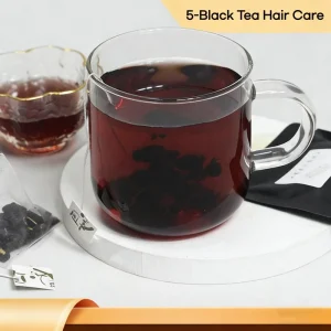 Hair Care Five Blacks Tea 5g Dried Mulberry Leaf Teabags Herbal Tea Brew with Hot Water Store Cool Dry Place 18 Months