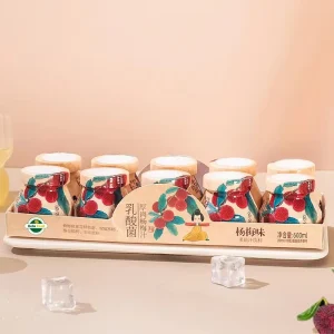 Halal Certified 60ml 10 Pack Multi Flavor Nutritional Lactic Acid Bacteria Thick Fruit Beverage Ready to Eat Bottle