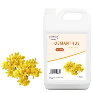 Halal Heat Stable Flavour Concentrated Osmanthus Flavor Liquid for Cooking Jelly Jam Drinks Candy