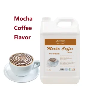 Halal Liquid Syrup Flavors Mocha Coffee Flavor Liquid for Syrup Ice Cream Drinks Candy Coffee Protein Shake