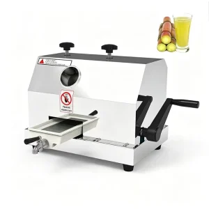 Hand Operated Sugarcane Juice Machine Stainless Steel Manual Sugar Cane Press for Fruit Processing Plant and Fresh Juice