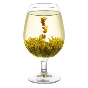 Handmade Organic Jasmine Dragon Ball Blooming Tea with Rose Peony Flower Health Tea in Sachet & Box Packaging