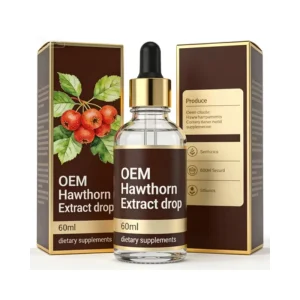 Hawthorn Berry Liquid Drops with Grape Seed Horse Chestnut Extract Dietary Supplement for Support Immune Health