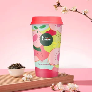 Healthy Drink 0 Fat Peach Oolong Flavored Green Tea RTD 400ml Fruit Tea for Afternoon Tea Time