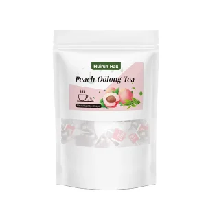 Healthy Peach Oolong Premium Pyramid Sachets 15 Count 3.5g Herbal Tea Bags Natural Refreshing Drink Bencao Yutang 24 Months