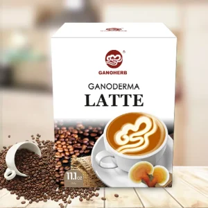 Healthy Supplement Coffee Energy Reishi Ganoderma Organic Mushroom Instant Latte 21 Grams 15 Bags
