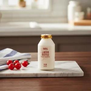 Healthy Yogurt Beverage Hawthorn Strawberry Flavor with Blended Milk Powder 40 Bottles Packaged New Products