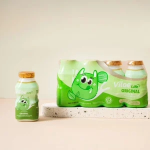 Healthy Yogurt Beverage Original Flavor with Blended Milk Powder 40 Bottles Packaged