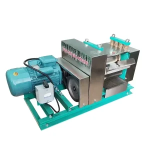 Heavy Duty Manual Stainless Steel Sugar Cane Juice Extractor Machine Button Control 2-Year Warranty High Efficiency