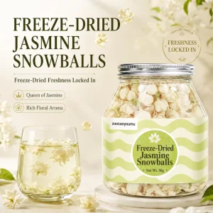 Hengxian Freeze Dried Jasmine Snowballs 25g Canned Seasonal Fresh Tea Genuine Non Sulfured Edible Dried Flower Buds Vbleaf Gold