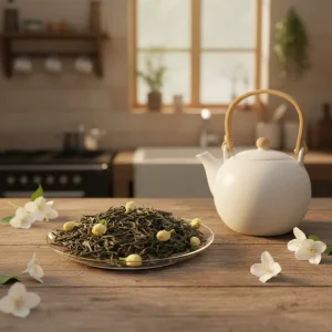 High Aroma Traditional Jasmine Green Tea Loose Leaf ISO Certified 550g Low Price Good Quality Bulk Leaves Private