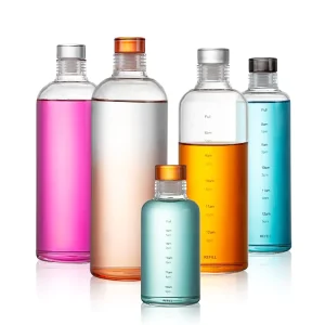 High Borosilicate Glass Water Bottle Water Glasses Customized Glass Ice Hot Drinking Container Coffee Bottle Milk Bottle