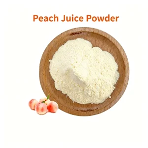 High Concentration Water Soluble Peach Juice Powder Organic Freeze Dried 10:1 Watersoluble Peach Juice Powder