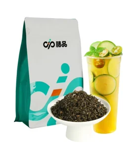 High Fragrance Gardenia Biluochun Green Tea Stable Taste for Lemon Fresh Milk Tea Raw Material Custom Packaging