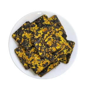 High Grade Oolong Osmanthus Tea Fresh Scented Black Tea Traditional Handmade Compressed Tea Cakes