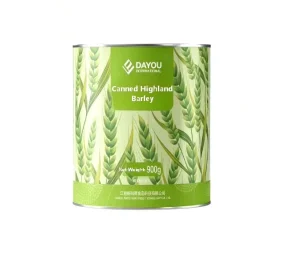 High Quality 900g Canned Highland Barley Natural Grain Flavor No Additives Perfect for Bubble Tea Fruit Tea Dessert Decoration