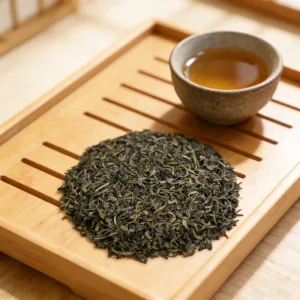 High Quality Chinese Green Tea Yunding M-001 MeeTea Loose Leaf Rich Aroma Mellow Taste Healthy Beverage Factory Direct Supply